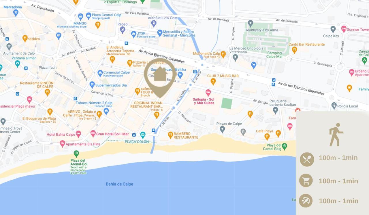 Paola Penthouse - Costa Carpediem Calpe Zewnętrze zdjęcie